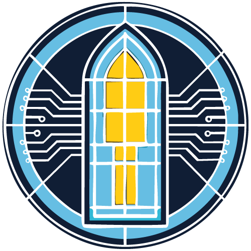 Ministerio y tecnología: Logo, símbolo